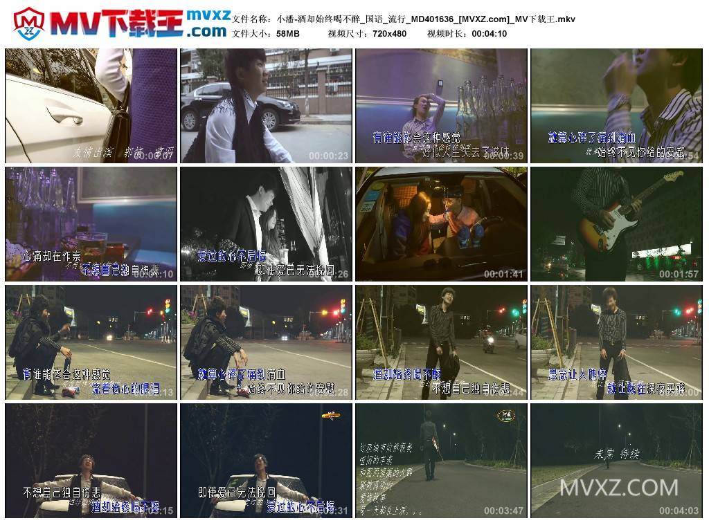 小潘-酒却始终喝不醉_国语_流行_MD401636